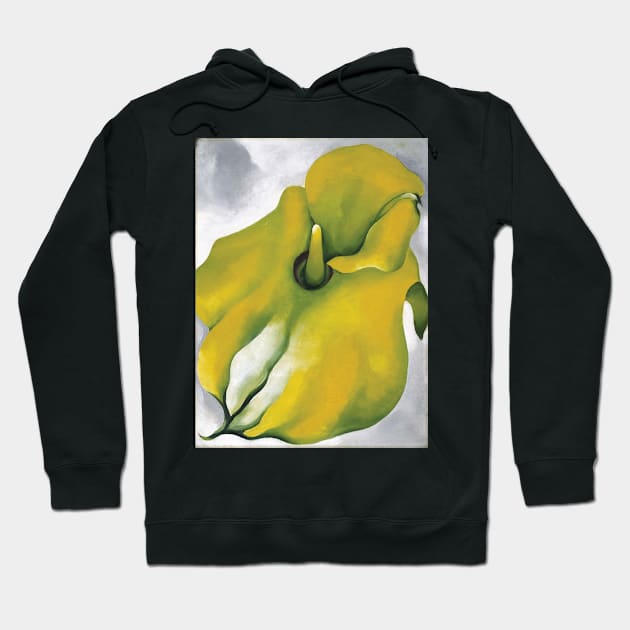 Yellow Calla Hoodie by QualityArtFirst